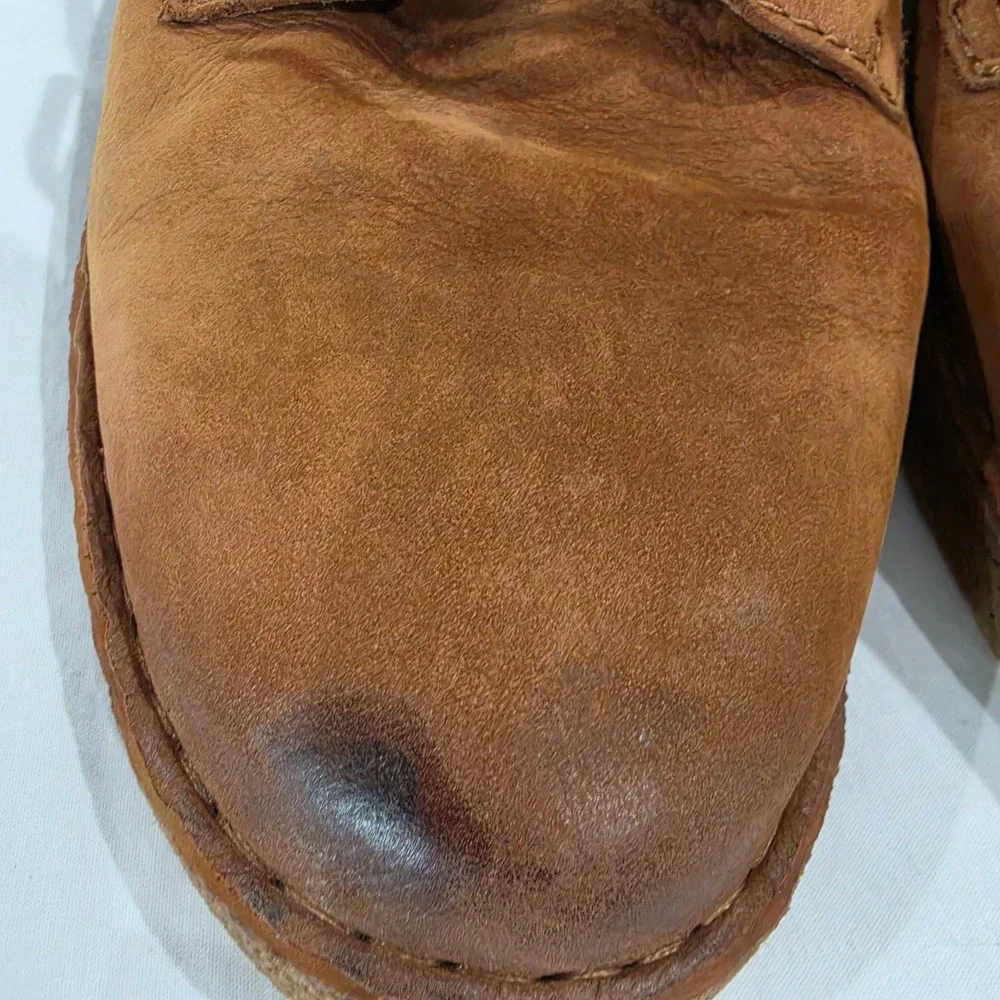 Born Leather Oxford Shoes Mens 11.5 Brown Good Hand Crafted BM0003457